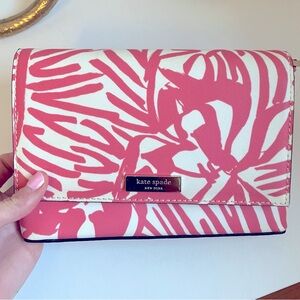 SOLD: Kate Spade Grant Street Sally Peony Palm Crossbody Purse